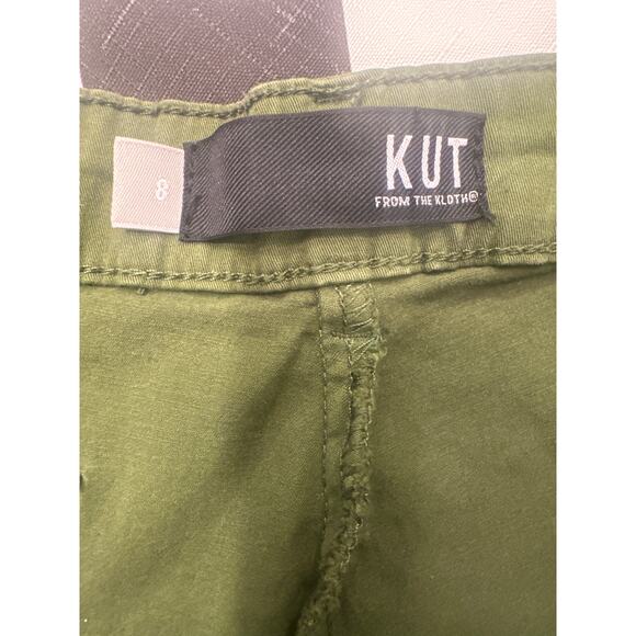 Kut from the cloth Janice Green short size 8 cotton spandex casual women’s - Picture 5 of 6